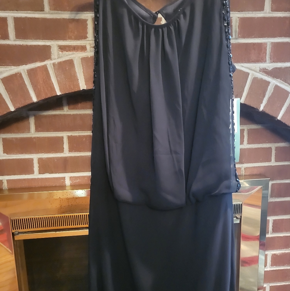 Black slim fit dress by scarlett